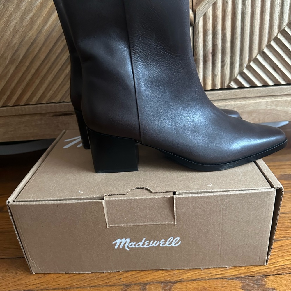 Madewell Darcy Women's Brown Leather Boots